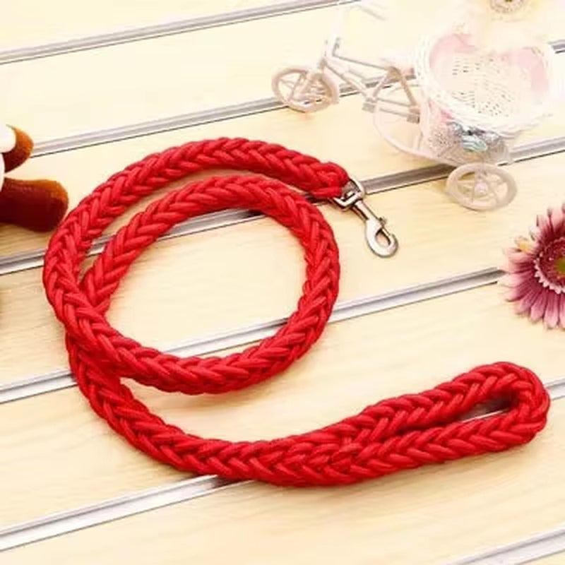 Heavy Duty Large Dog Leash Durable Nylon Braided Lead for Small Medium Big Dogs Bully Walking Hunting Camping Pet Accessories