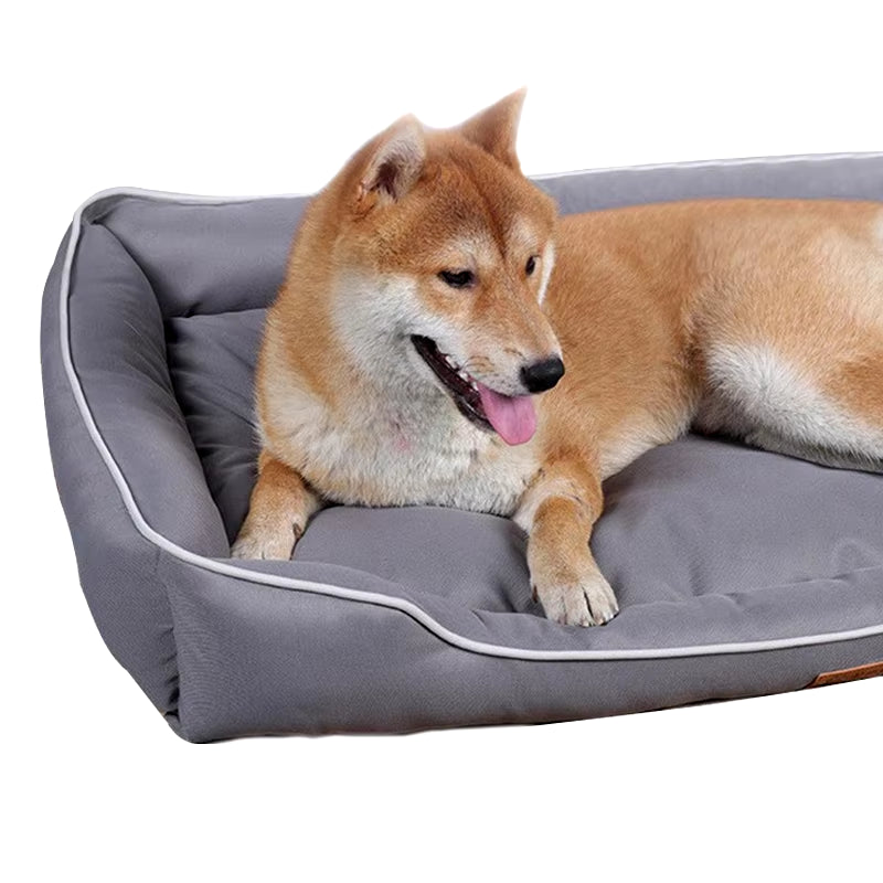 Waterproof Dog Bed 600D Oxford Cloth Pet Dogs Mat Beds Soft Thickened PP Cotton Filling Bite-Resistant Pets Dog Accessories