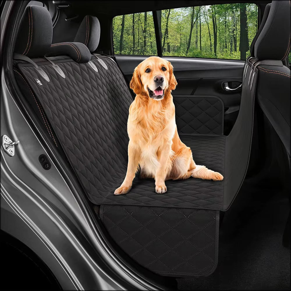 Dog Car Seat Cover Waterproof Pet Travel Dog Carrier Hammock Car Rear Back Seat Protector Mat Safety Carrier for Dogs Safety Pad