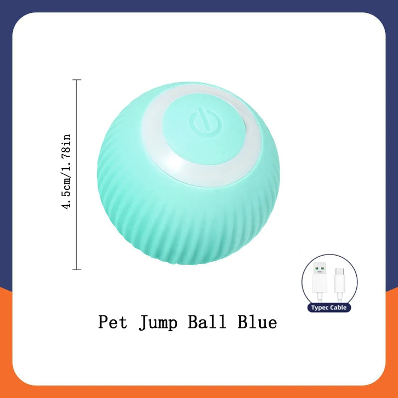 Smart Dog Toy Ball Electronic Interactive Pet Toy Moving Ball USB Automatic Moving Bouncing for Puppy Birthday Gift Cat Products