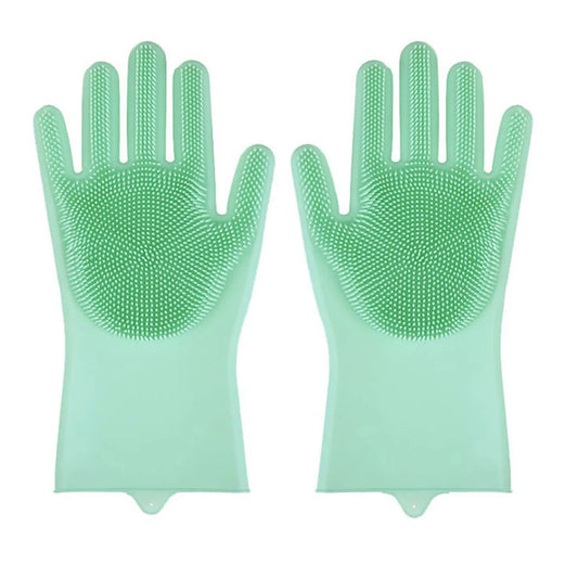 Pet Grooming Cleaning Gloves Dog Cat Bathing Shampoo Glove Scrubber Magic Dishwashing Cleanner Sponge Silicon Hair Removal Glove