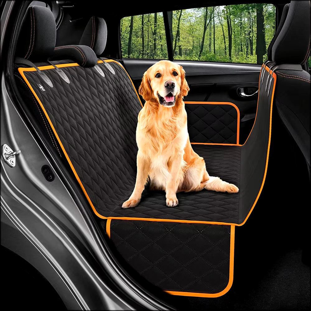 Dog Car Seat Cover Waterproof Pet Travel Dog Carrier Hammock Car Rear Back Seat Protector Mat Safety Carrier for Dogs Safety Pad