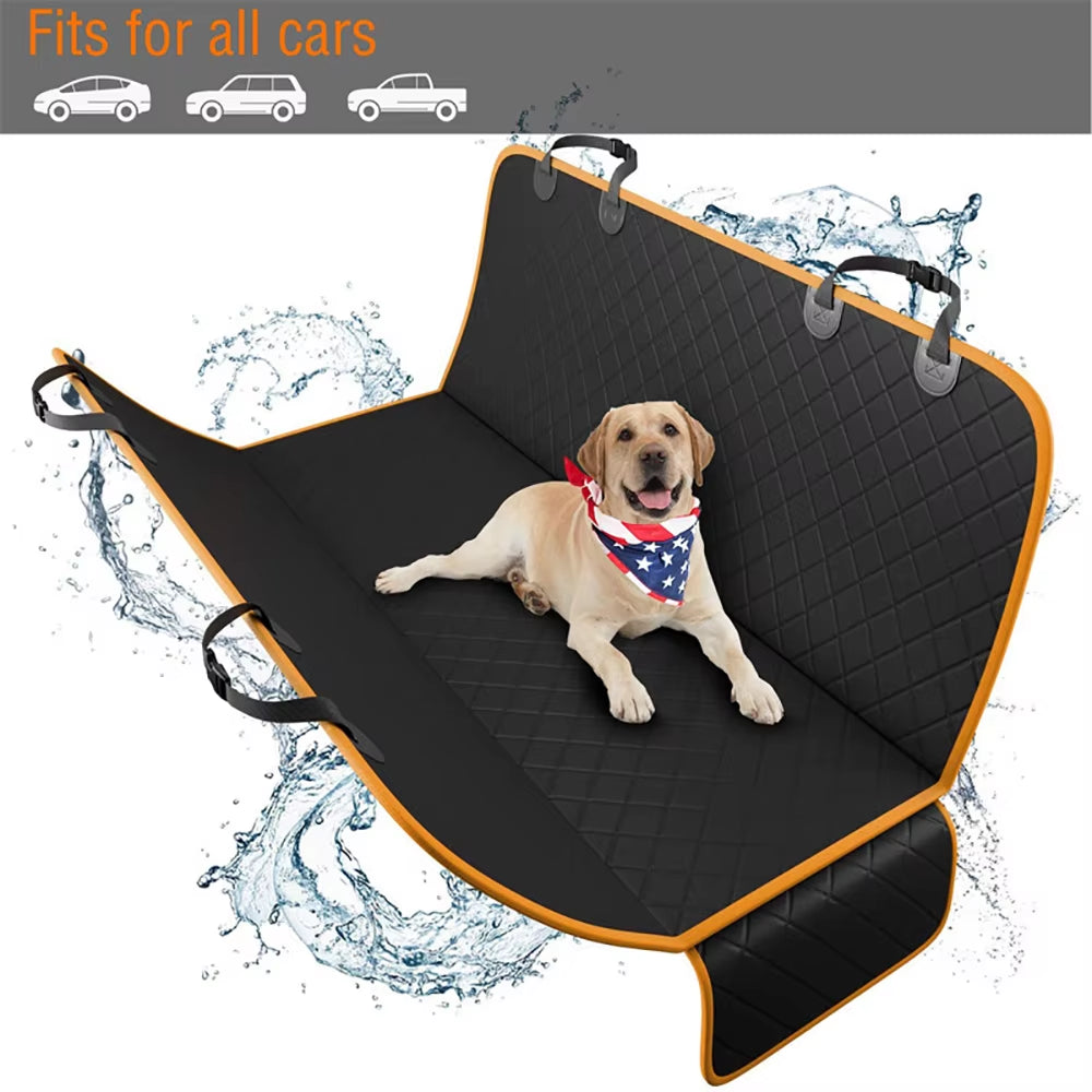 Dog Car Seat Cover Waterproof Pet Travel Dog Carrier Hammock Car Rear Back Seat Protector Mat Safety Carrier for Dogs Safety Pad