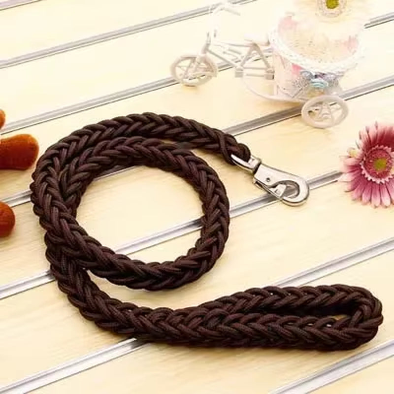 Heavy Duty Large Dog Leash Durable Nylon Braided Lead for Small Medium Big Dogs Bully Walking Hunting Camping Pet Accessories