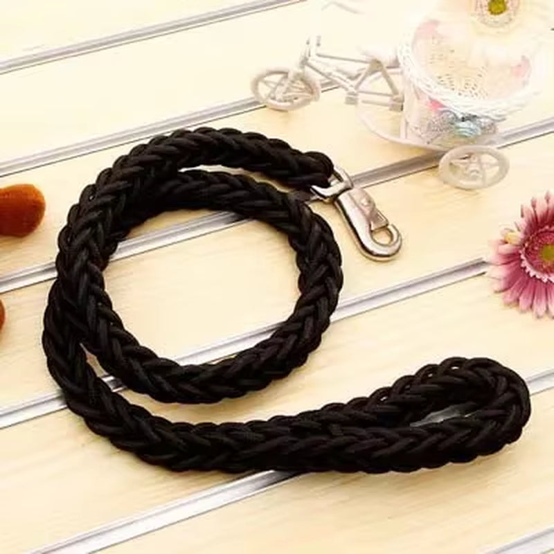 Heavy Duty Large Dog Leash Durable Nylon Braided Lead for Small Medium Big Dogs Bully Walking Hunting Camping Pet Accessories