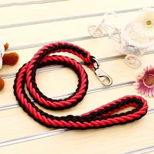 Heavy Duty Large Dog Leash Durable Nylon Braided Lead for Small Medium Big Dogs Bully Walking Hunting Camping Pet Accessories