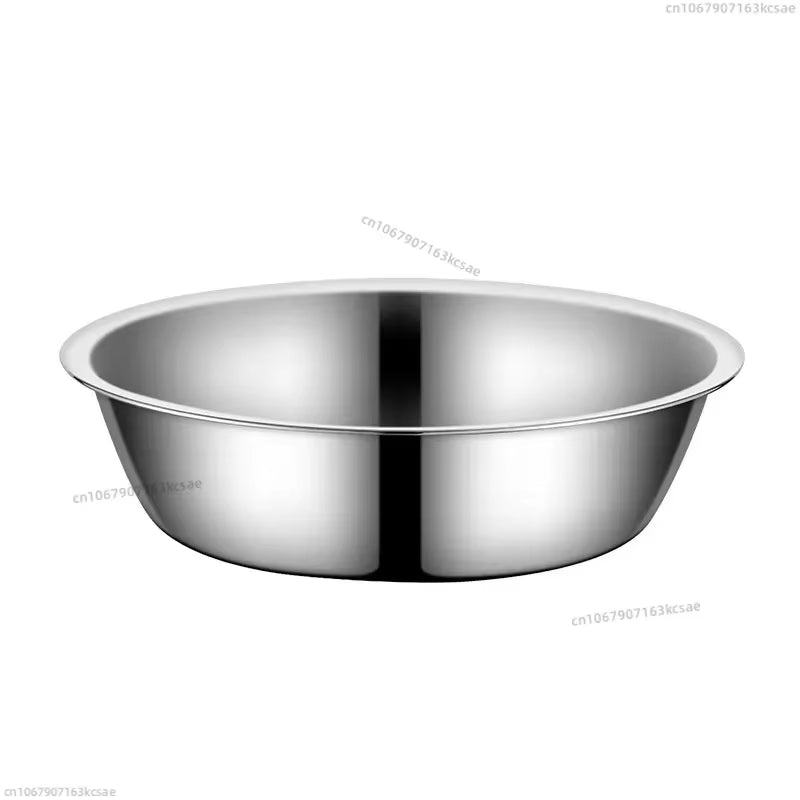 Stainless Steel Metal Dog Bowl for Small Medium Large Dogs Replacement Basic Dog Bowls Thickened Dog Water Feeder Bowls Pet Supp