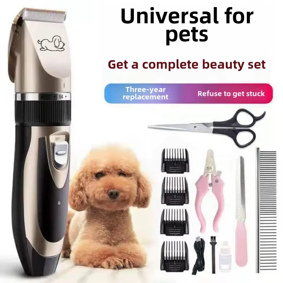 Pet Hair Trimmer Dog Grooming Clippers Electric Teddy Hair Cutting Machine for Large Dogs Battery Operated Removal Tools