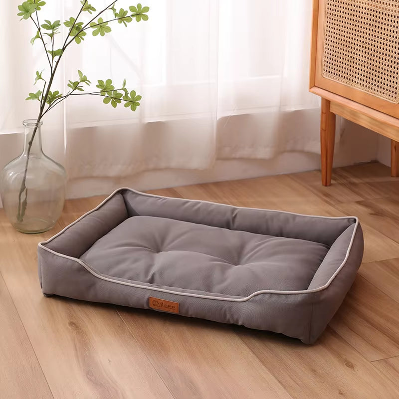 Waterproof Dog Bed 600D Oxford Cloth Pet Dogs Mat Beds Soft Thickened PP Cotton Filling Bite-Resistant Pets Dog Accessories