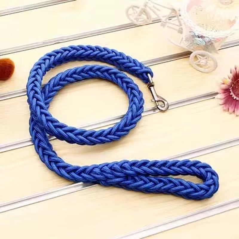 Heavy Duty Large Dog Leash Durable Nylon Braided Lead for Small Medium Big Dogs Bully Walking Hunting Camping Pet Accessories