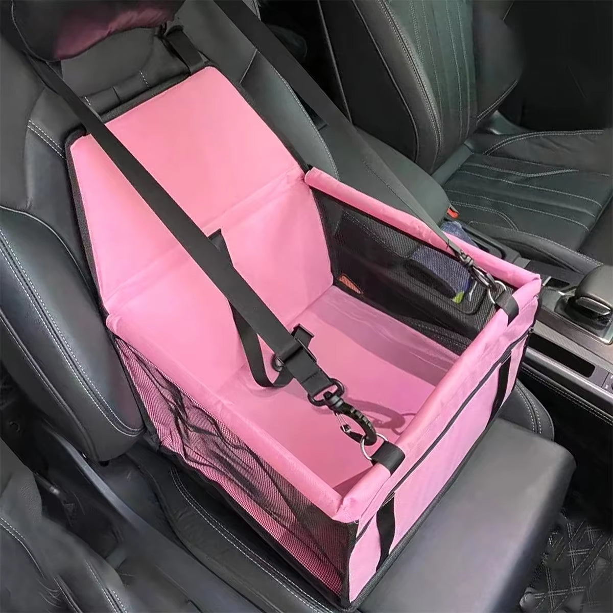 Dog Car Seat Cover Foldable Hammock Pet Harness Cat Bag Basket Stable and Foldable Travel Pet Dog and Cat Safety Car Seat